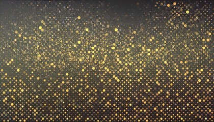 Pattern composed of dots, give a sense of gradient and depth due to the variation in dot sizes and the transition from dense to sparse arrangement