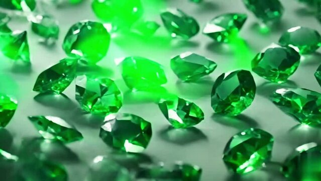 green and blue gems