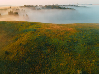 view of the landscape from above