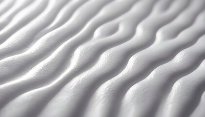 Obraz premium Realistic photgraphy on a beautiful waving white texture