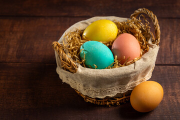 sstkEaster. Colorful painted Easter eggs.