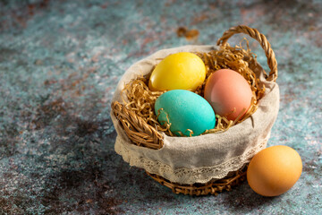 sstkEaster. Colorful painted Easter eggs.