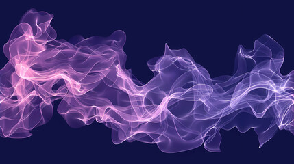 Ethereal Purple Smoke on a Dark Background