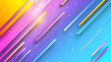 Colorful Abstract Background With Gradient Lines and Dots