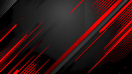 Abstract Red and Black Dynamic Lines Background. For website, header, background, website