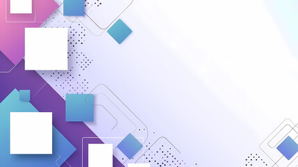 Abstract Geometric Background With Purple and Blue Shapes. Website, header, presentation, wallpaper, background