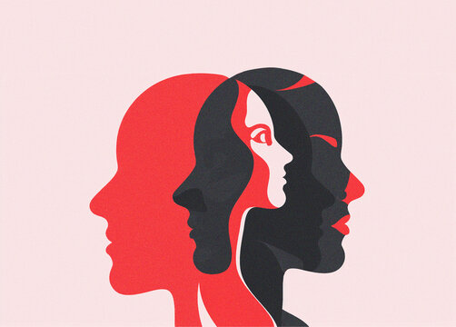 mental health illustration, disorder, moods