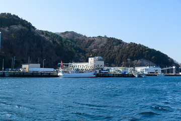 宮城 女川町と出島江島の離島航路
