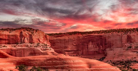 Zelfklevend Fotobehang Rocky landscape of Utah, United States. Nature Background. © edb3_16