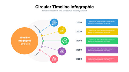 4 steps infographics illustration