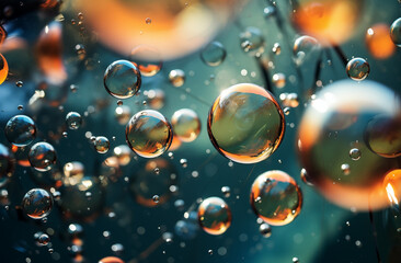 Bunte Seifenblasen Banner