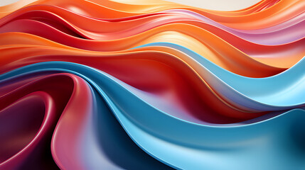 Fluid Color Symphony.
A mesmerizing display of fluid shapes in a dance of orange, blue, and purple hues, ideal for abstract designs and creative backdrops.