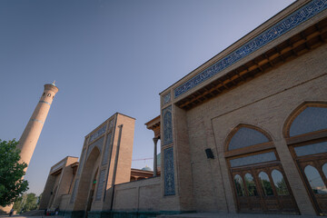 Awesome view of Hazrati Imam Mosque in Tashkent, Uzbekistan.