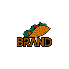 vector logo of tacos or Mexican food 