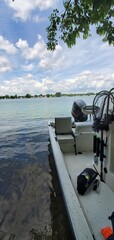 boat on the lake