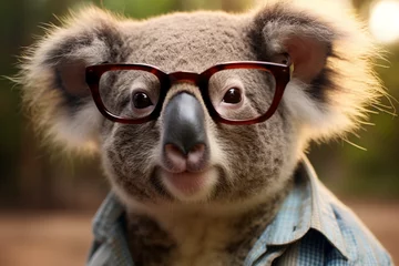 Fototapeten a koala, cute, adorable, koala wearing clothes © Salawati