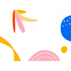 trendy floral copy space