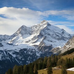 swiss mountains landscape