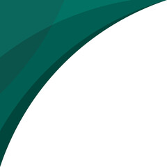 Green Curve Corner Overlay © Graphic