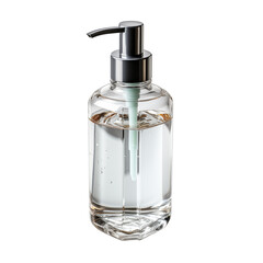 hand sanitizer gel isolated on white