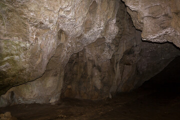 Speleology. The Bacho Kiro cave, Dryanovo, Bulgaria.