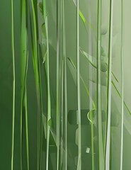 Abstract green on light green background modern design. Vector illustration EPS 10. Generative AI