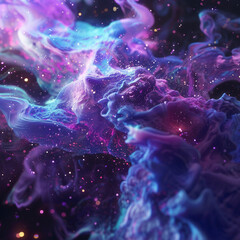 Galaxy stars. Abstract space background.