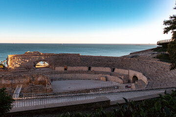 roman amphitheater in port city