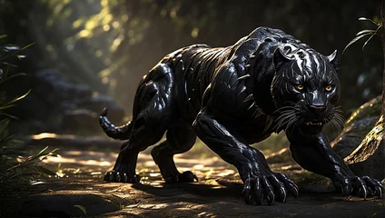 Poster A menacing black panther © Prinxe