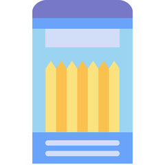 vector  flat filled icons  illustration of dentist 