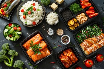 Tailored meal plans crafted according to individual health and dietary needs - obrazy, fototapety, plakaty