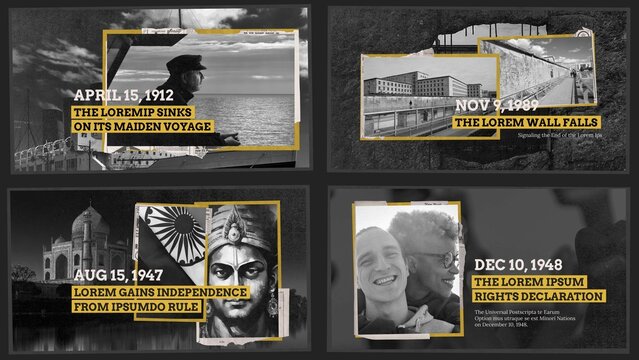 History Documentary Slideshow Template