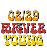 Leap Year Birthday Vintage Design