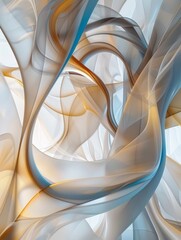 A computer-generated abstract design featuring intricate shapes and patterns in vibrant colors, showcasing digital artistry and creativity.