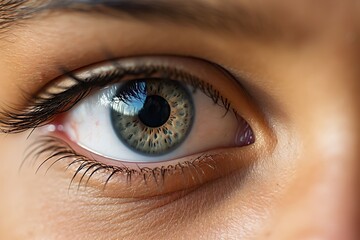 Fototapeta premium Multiracial Young Adult Eye Couple Portrait