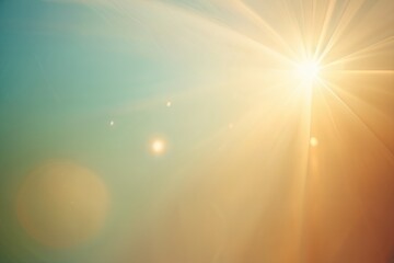 Colorful sunshine glare pastel colors background.