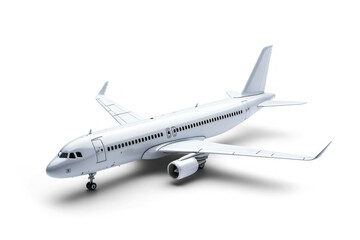 passenger airplane on transparency background PNG
