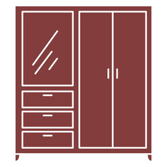 Furniture Fill Logo Icon Element 