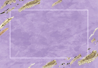 高級感のある紫のフレーム