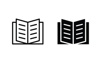 Book icon set vector. book icon collection