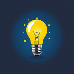 light bulb idea.generative AI