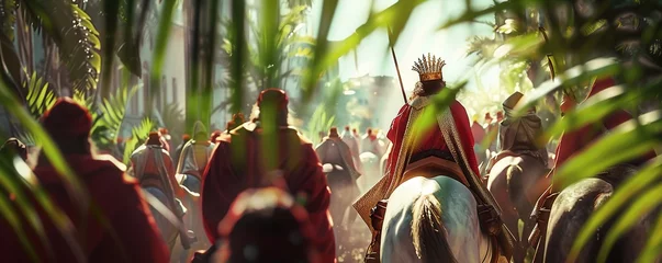 Foto op Canvas Holy Week Palm Sunday © Sanych
