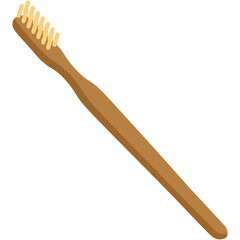 Wooden Toothbrush Illustration