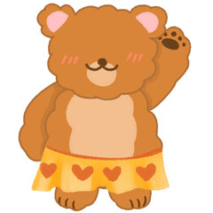 teddy bear with a heart