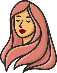 portrait of a woman illustration