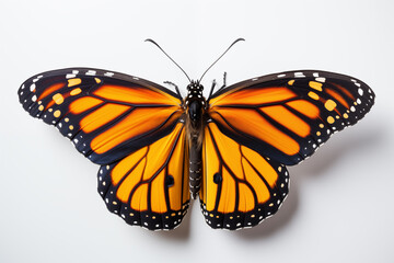 Fototapeta premium Butterfly isolated on white background.