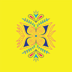 Obraz premium abstract flower design