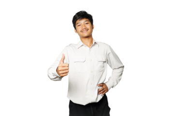 Portrait of a boy wearing white shirt