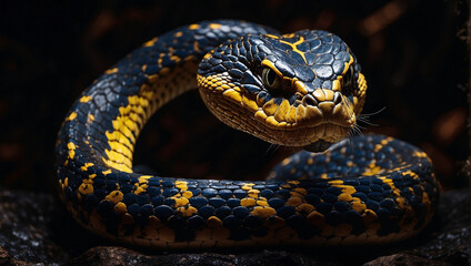 close up of a snake