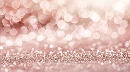 Detailed view of a sparkling pink glitter background.
